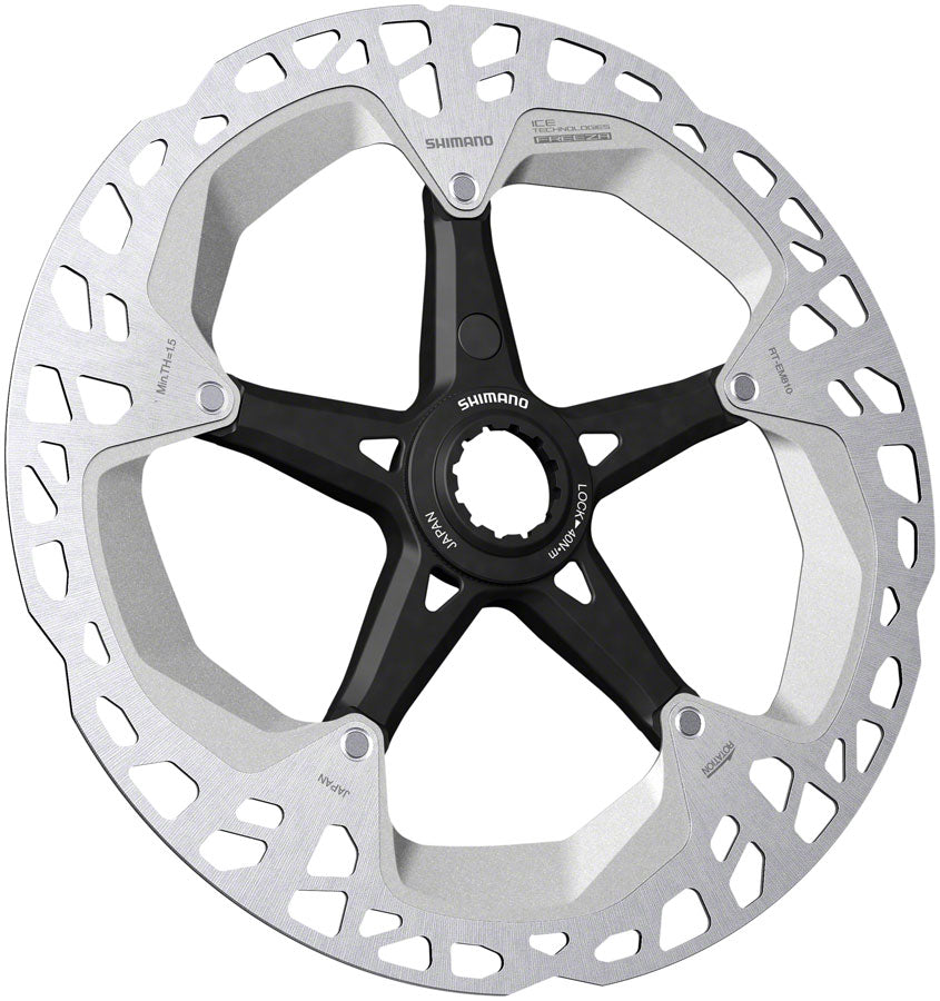 Shimano Steps RT-EM810 Disc Brake Rotor - 180mm Center Lock External Lockring Rear Only Magnet Bracket Disc Rotor Shimano   