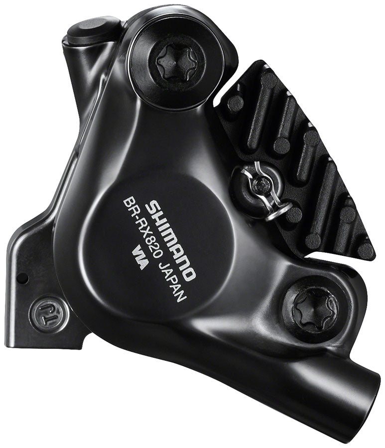 Shimano GRX BR-RX820 Hydraulic Disc Brake Caliper - Front Flat-Mount W/Bracket 140/160mm Rotor Assembled 160mm Disc Brake Calipers Shimano   