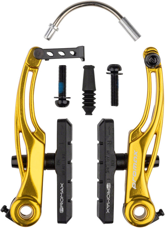 Promax P-1 Linear Pull Brake - 108mm Gold Linear Pull Brakes Promax   