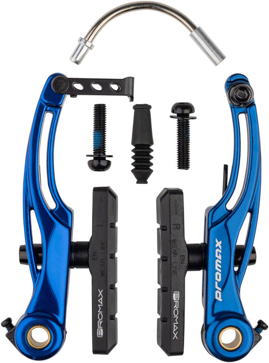 Promax P-1 Linear Pull Brake - 108mm Blue Linear Pull Brakes Promax   