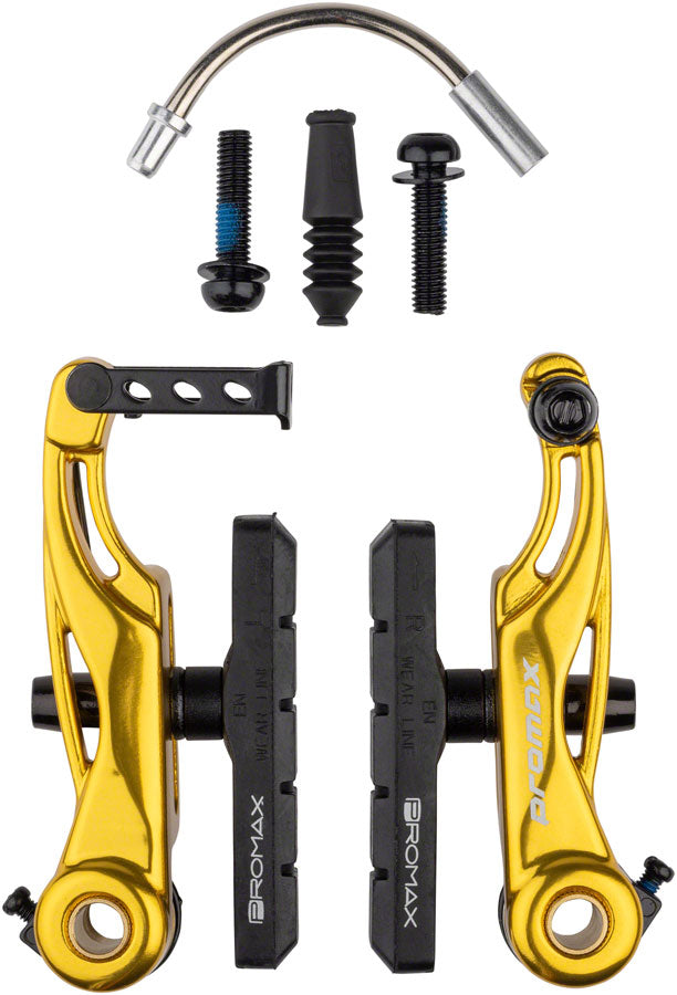 Promax P-1 Linear Pull Brake - 85mm Gold Linear Pull Brakes Promax   