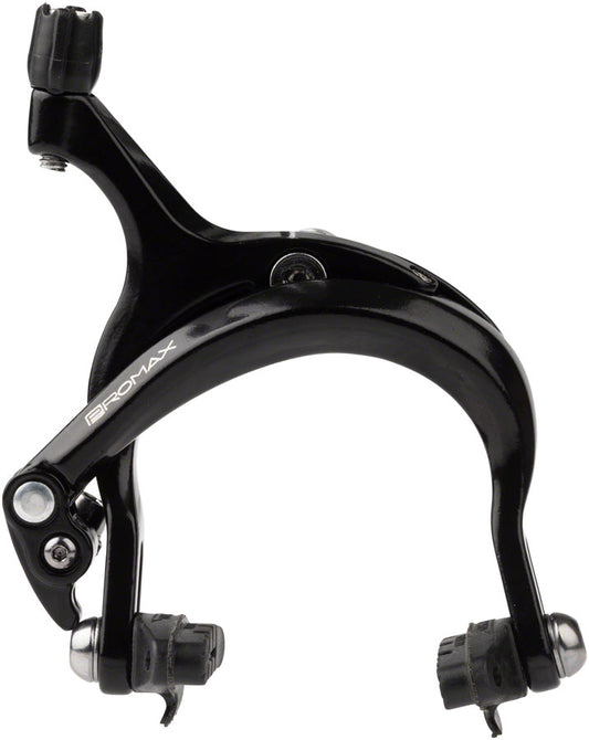 Promax RC-483 Brake Caliper - Front Dual Pivot 55-73mm Reach Black Road Caliper Brakes Promax   
