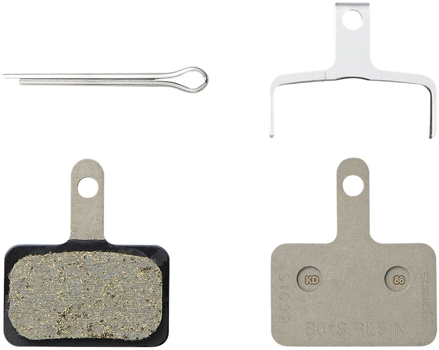 Shimano B05S-RX Disc Brake Pad Spring - Resin Compound Stainless Steel Back Plate Disc Brake Pads Shimano   