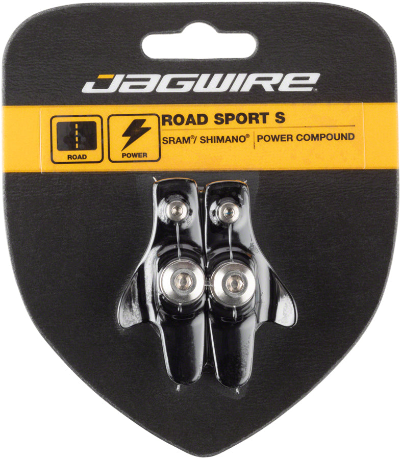 Jagwire Road Sport S Brake Pads SRAM/Shimano Black Brake Pads Jagwire   