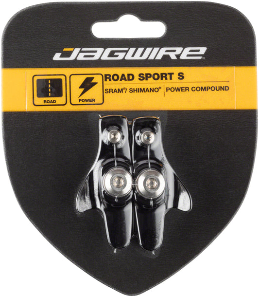 Jagwire Road Sport S Brake Pads SRAM/Shimano Black Brake Pads Jagwire   