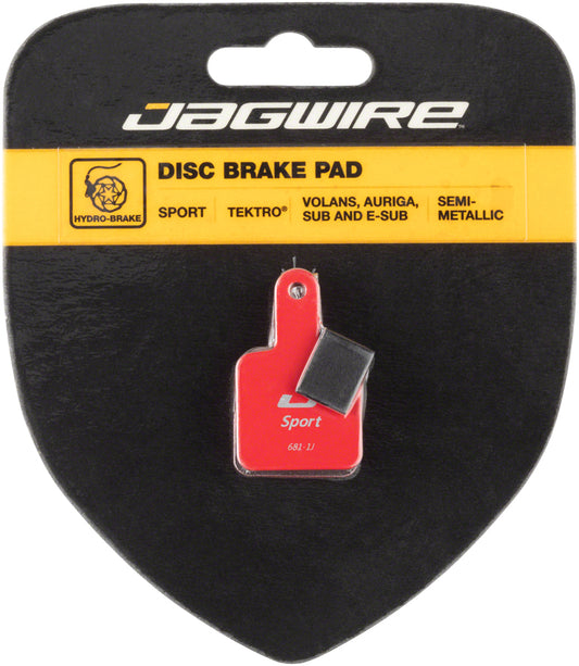 Jagwire Mountain Sport Semi-Metallic Disc Brake Pads Tektro Volans Auriga Auriga SUB Auriga E-SUB Disc Brake Pads Jagwire   
