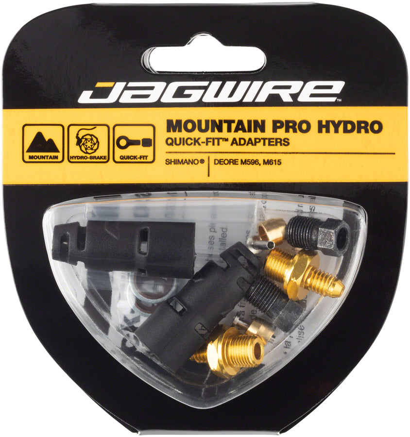 Jagwire Pro Disc Brake Hydraulic Hose Quick-Fit Adaptor Shimano Deore Deore LX Disc Hose and Parts Jagwire   