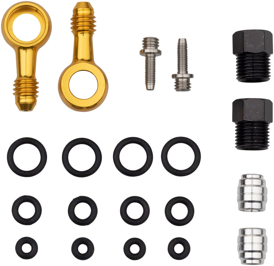 Jagwire Pro Quick-Fit Adapters Hydraulic Hose - Fits SRAM RED eTap HRD S900 Aero HRD Disc Hose and Parts Jagwire   