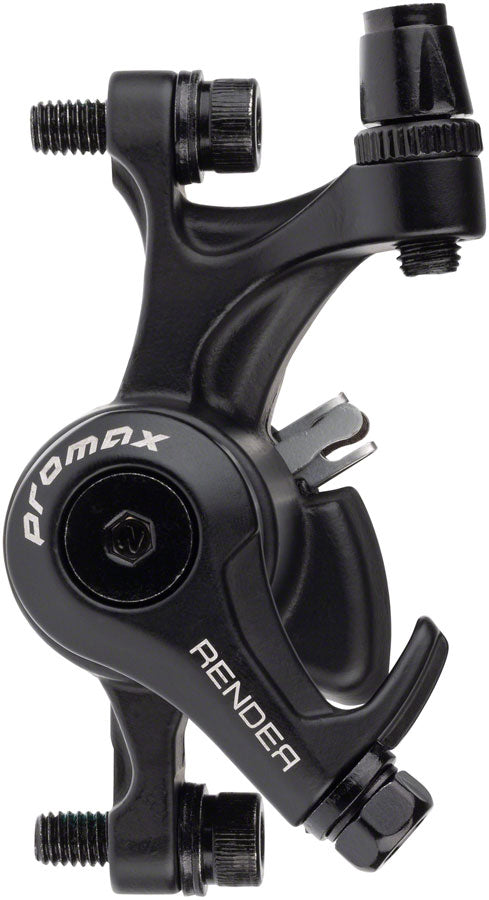 Promax Render DSK-717 Disc Brake Caliper - Long Pull MTB Mechanical Post Mount BLK Disc Brake Calipers Promax   
