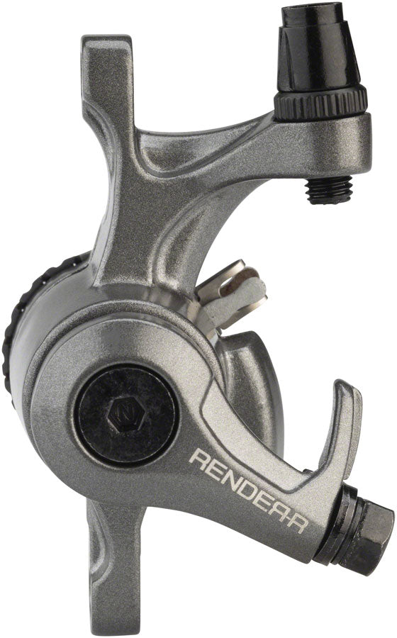 Promax Render R DSK-717 Disc Brake Caliper - Short Pull Road Mechanical Post Mount Gray Disc Brake Calipers Promax   
