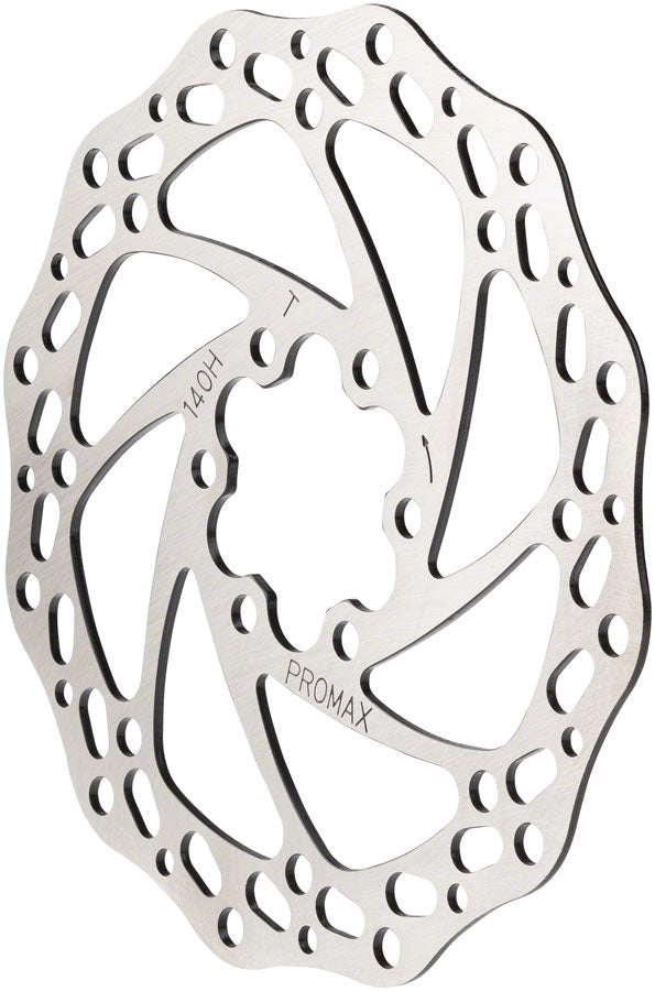 Promax Sport S1 Disc Brake Rotor - 140mm 6-Bolt Silver Disc Rotor Promax   