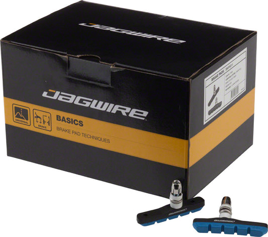 Jagwire Mountain Sport Brake Pads Threaded Post Box of 25 Pair Blue Brake Pads Jagwire   