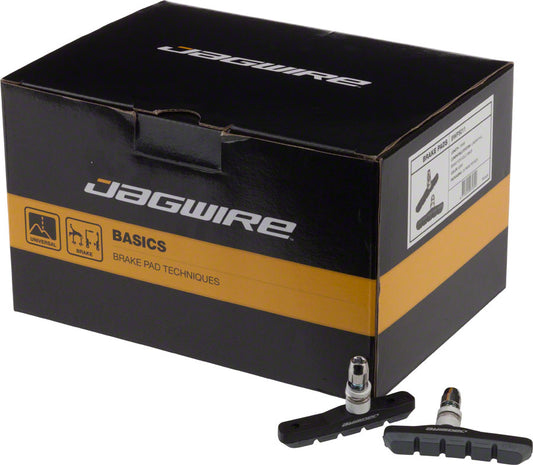 Jagwire Mountain Sport Brake Pads Threaded Post Box of 25 Pair Gray Brake Pads Jagwire   
