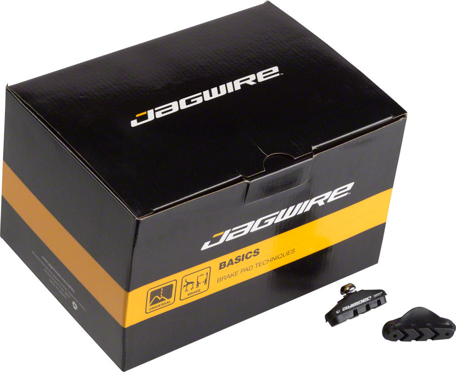 Jagwire Basics Road Molded Brake Pads Threaded Box of 50 Pairs Brake Pads Jagwire   