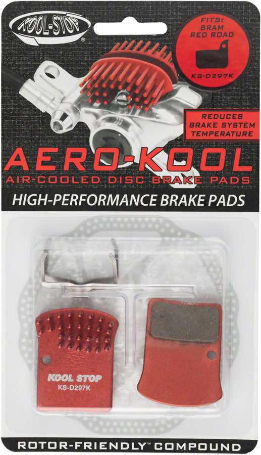 Kool-Stop Aero Kool Disc Brake Pads - For SRAM Road Organic Disc Brake Pads Kool Stop   