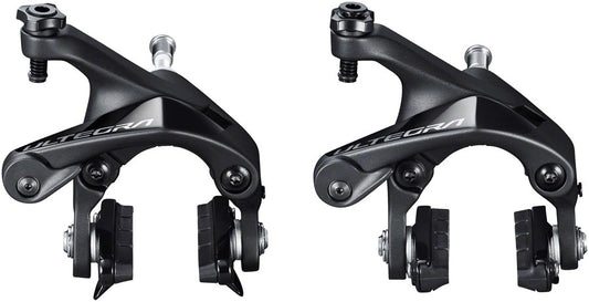 Shimano Ultegra BR-R8100 Road Caliper Brake Set - Front Rear Dual Pivot BLK Road Caliper Brakes Shimano   