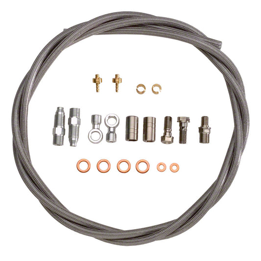 Hope Braided Stainless Hydraulic Hose Kit Fittings - Mfg by Goodridge Hope Disc Hose and Parts Hope   