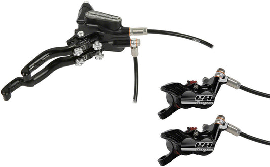 Hope Tech 3 E4 Duo Disc Brake Lever - Right Hand Front Rear Hydraulic Post Mount BLK Disc Brake & Lever Hope   