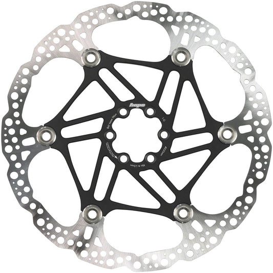 Hope Floating Disc Brake Rotor - 220mm 6-Bolt Black Disc Rotor Hope   