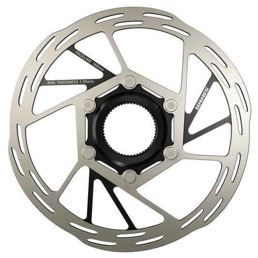 SRAM Paceline Disc Brake Rotor 160mm CenterLock Silver/Black Disc Rotor SRAM   
