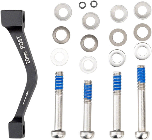 SRAM/ Avid 20mm Post-Mount Disc Caliper to Post Mount Frame/Fork Adaptor Stainless Bolts Kits Regular CPS Calipers Disc Brake Adapters & Bolts Avid   