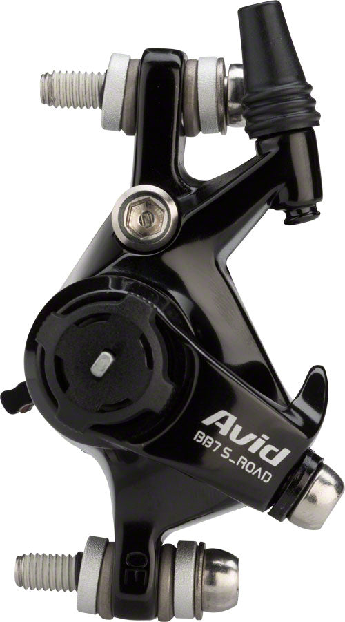 Avid BB7S Road Cable Disc Brake BLK Anodized CPS Rotor/Bracket Sold Separately Disc Brake Calipers Avid   