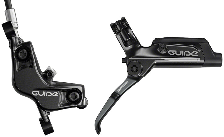 SRAM Guide T Disc Brake and Lever - Rear Hydraulic Post Mount Black A1 Disc Brake & Lever SRAM   