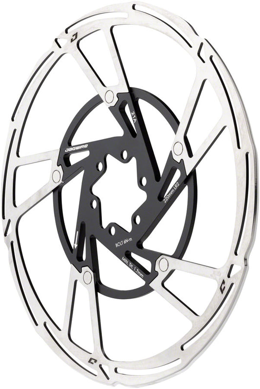 Jagwire Pro LR2 Disc Brake Rotor - 220mm 6-Bolt Silver/Black Disc Rotor Jagwire   