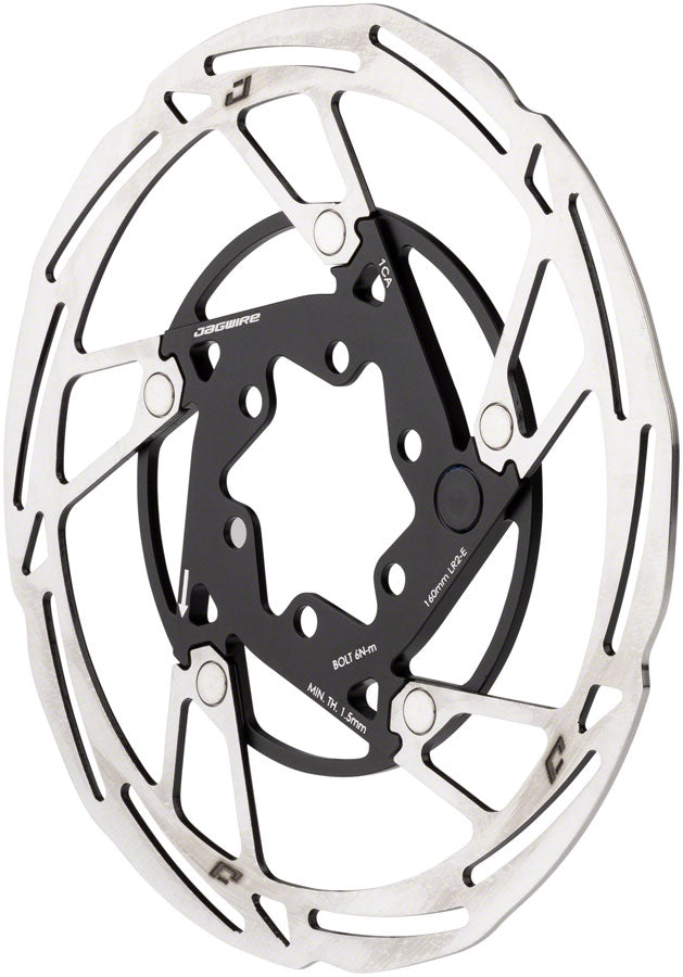 Jagwire Pro LR2-E Ebike Disc Brake Rotor Magnet - 160mm 6-Bolt Silver/BLK Disc Rotor Jagwire   