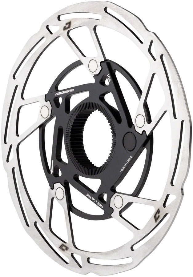 Jagwire Pro LR2-E Ebike Disc Brake Rotor Magnet - 160mm Center Lock Silver/BLK Disc Rotor Jagwire   