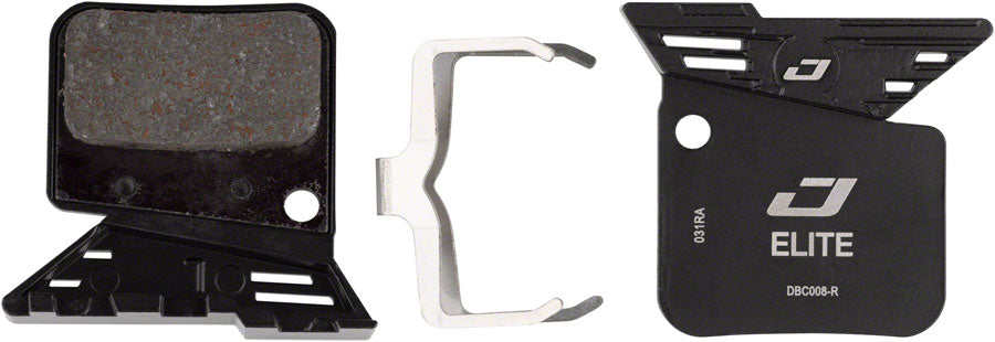 Jagwire Elite Cooling Disc Brake Pad - Semi-Metallic Aluminum Backed Fits SRAM Red 22 B1 Force 22 A1 Rival 22 A1 Apex 1 A1 Disc Brake Pads Jagwire   