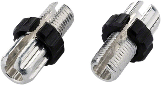 M10 Slotted Alloy Adjusting Barrel Bag of 10 Silver/Black Brake Lever Adjusting Barrel Jagwire   