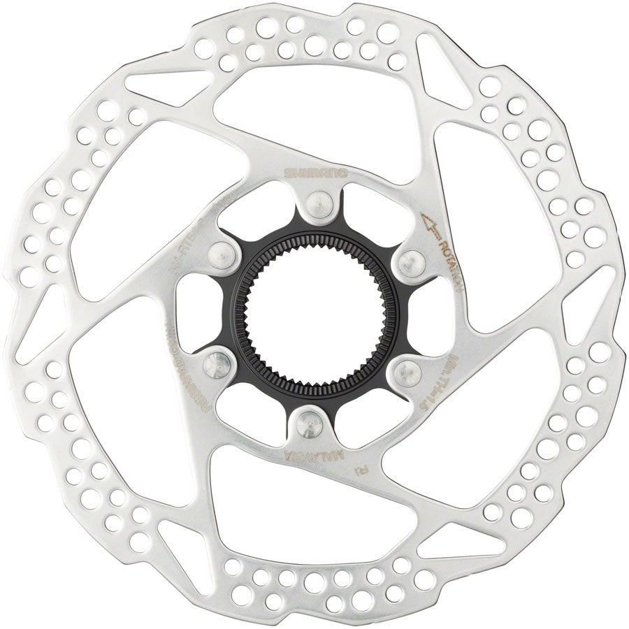 Shimano Deore SM-RT54-S Disc Brake Rotor - 160mm Center Lock For Resin Pads Only Silver Disc Rotor Shimano   