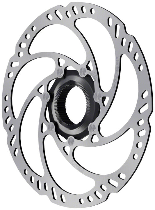 Magura MDR-C eBike Disc Rotor - 180mm Center Lock w/ Lock Ring Quick Release Axle Silver Disc Rotor Magura   