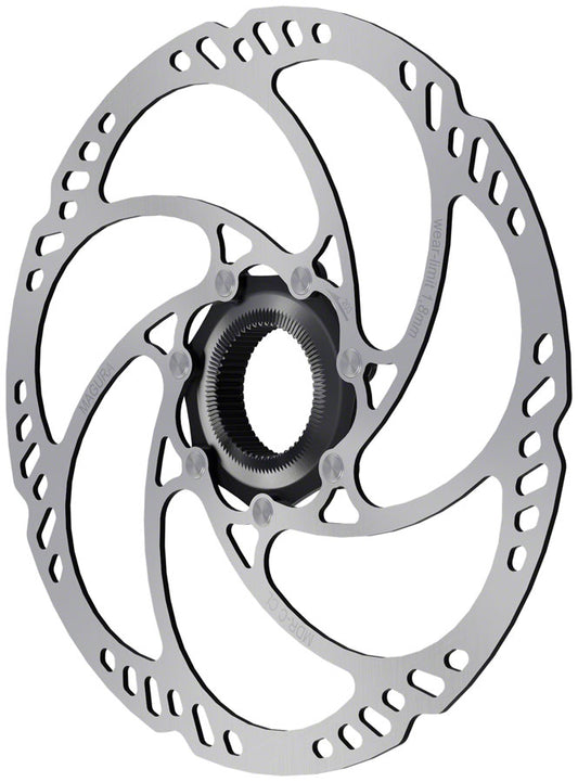 Magura MDR-C CL Disc Brake Rotor - 203mm Center Lock w/Lock Ring Thru Axle eBike Optimized Silver Disc Rotor Magura   