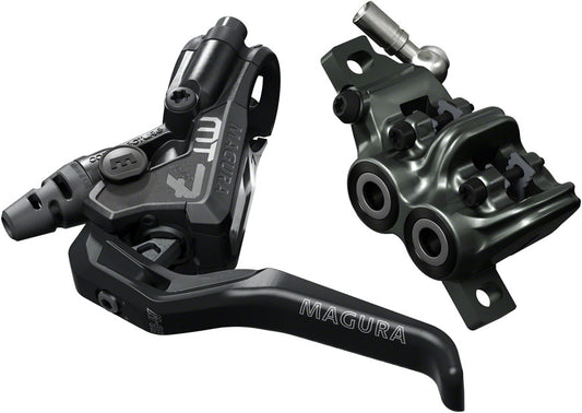 Magura MT7 HCW Disc Brake Lever - Front Rear Hydraulic Post Mount BLK/Gray Disc Brake & Lever Magura   