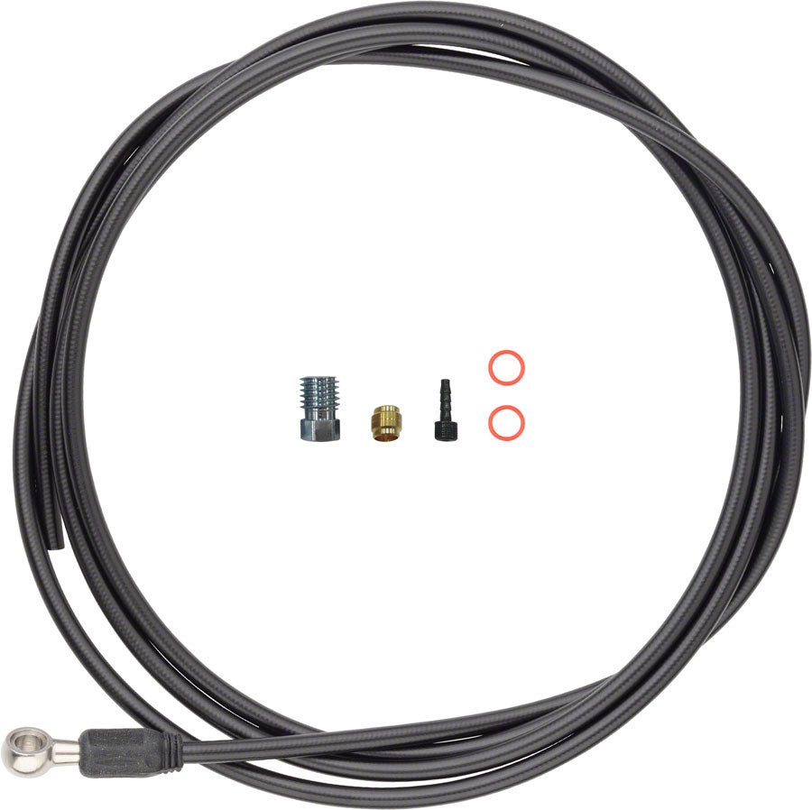 Jagwire Sport Mineral Oil Hydraulic Hose Kit for Magura MT 2000mm Black Disc Hose and Parts Jagwire   