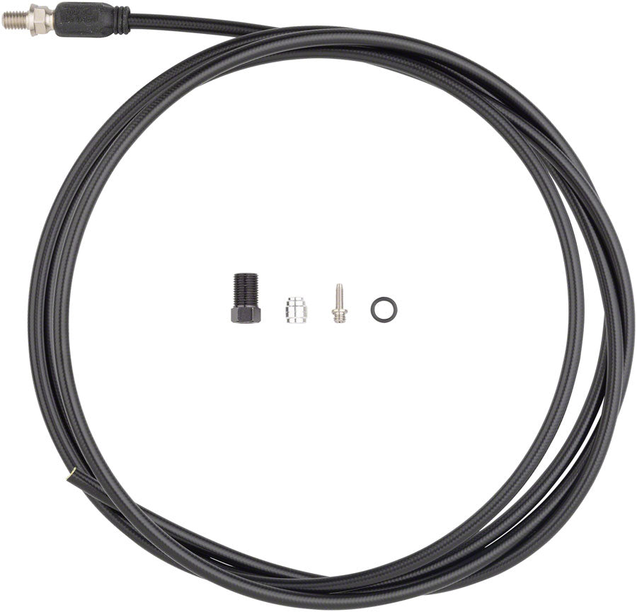 Jagwire Sport DOT Hydraulic Hose Kit SRAM Guide A1 Level TL DB5 Avid Elixir 2000mm BLK Disc Hose and Parts Jagwire   