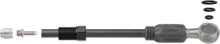 Jagwire Sport DOT Hydraulic Hose Kit SRAM Level Ultimate Code 2000mm BLK Disc Hose and Parts Jagwire   