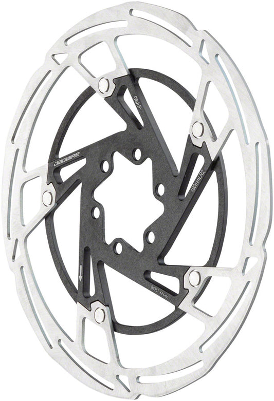 Jagwire Pro LR2 Disc Brake Rotor - 160mm 6-Bolt Silver/Black Disc Rotor Jagwire   