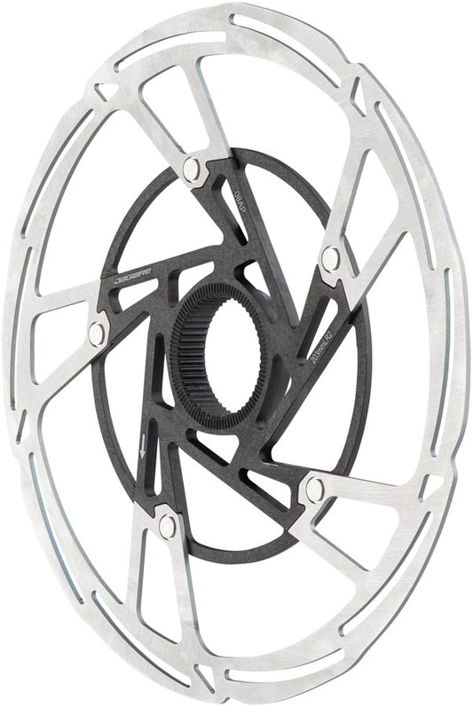 Jagwire Pro LR2 Disc Brake Rotor - 203mm Center Lock Silver/Black Disc Rotor Jagwire   