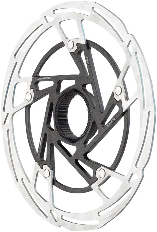 Jagwire Pro LR2 Disc Brake Rotor - 140mm Center Lock Silver/Black Disc Rotor Jagwire   