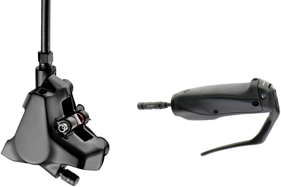TRP HD-T910 TT Disc Brake and Lever - Rear Hydraulic Flat Mount Black Disc Brake & Lever TRP   
