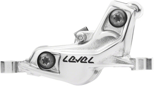 SRAM Level Ultimate Stealth Disc Brake Caliper Assembly - Front/Rear Post Mount 4-Piston Silver C1 Disc Brake Calipers SRAM   