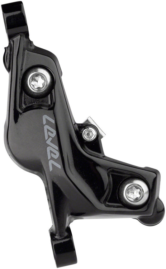 SRAM Level Silver Stealth Disc Brake Caliper Assembly - Front/Rear Post Mount 4-Piston BLK C1 Disc Brake Calipers SRAM   