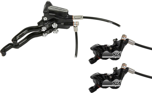 Hope Tech 3 V4 Duo Disc Brake Lever - Right Hand Front Rear Hydraulic Post Mount BLK Disc Brake & Lever Hope   