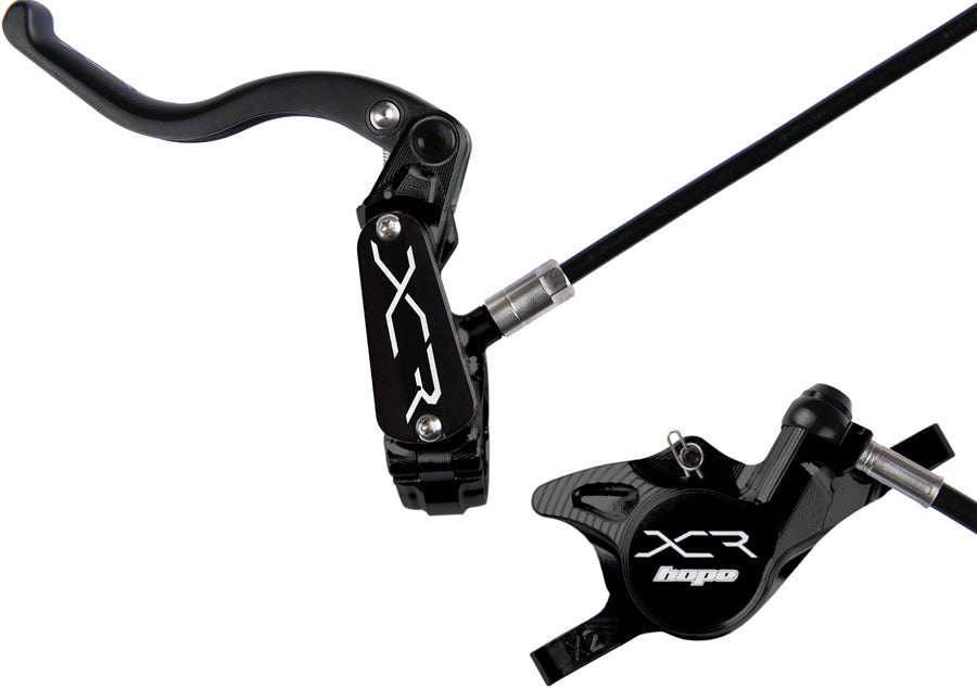 Hope XCR Pro X2 Disc Brake Lever Set - Front/LH Hydraulic Post Mount BLK Disc Brake & Lever Hope   
