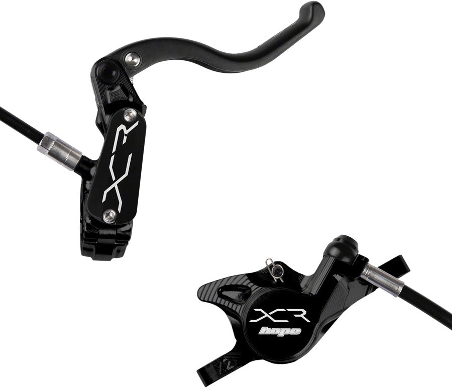 Hope XCR Pro X2 Disc Brake Lever Set - Rear/RH Hydraulic Post Mount BLK Disc Brake & Lever Hope   