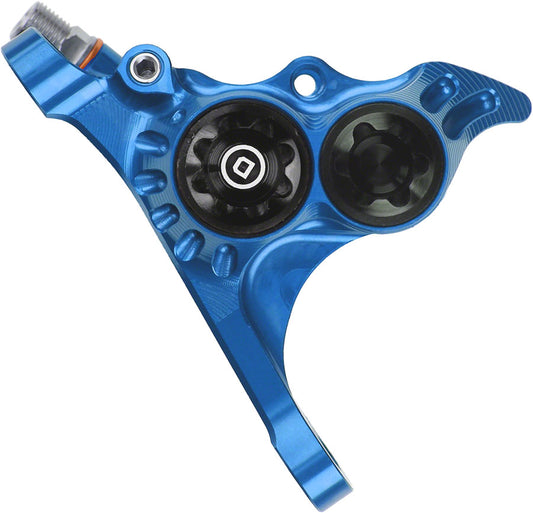 Hope RX4+ Disc Brake Caliper - Flat Mount Front +20mm DOT Type Blue Disc Brake Calipers Hope   