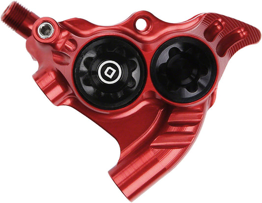Hope RX4+ Disc Brake Caliper - Flat Mount Rear +20mm DOT Type Red Disc Brake Calipers Hope   